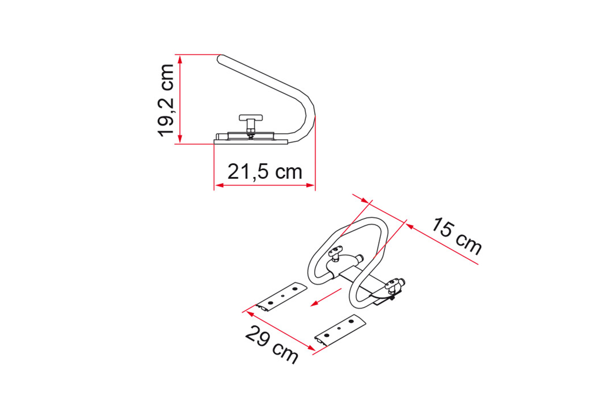MOTO Wheel lock Rear MOTO Wheel lock Rear