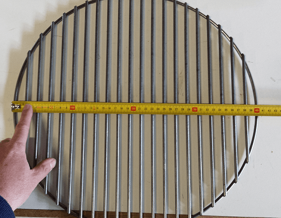 Dancook 1000 kolen rooster foto is voorbeeld Kolen rooster voor Dancook 1000 barbecue Ø 32,5 cm