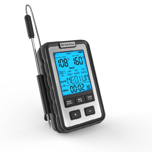 Broil King 61935 digitale thermometer voor 2 metingen Broil King 61935 digitale thermometer voor 2 metingen