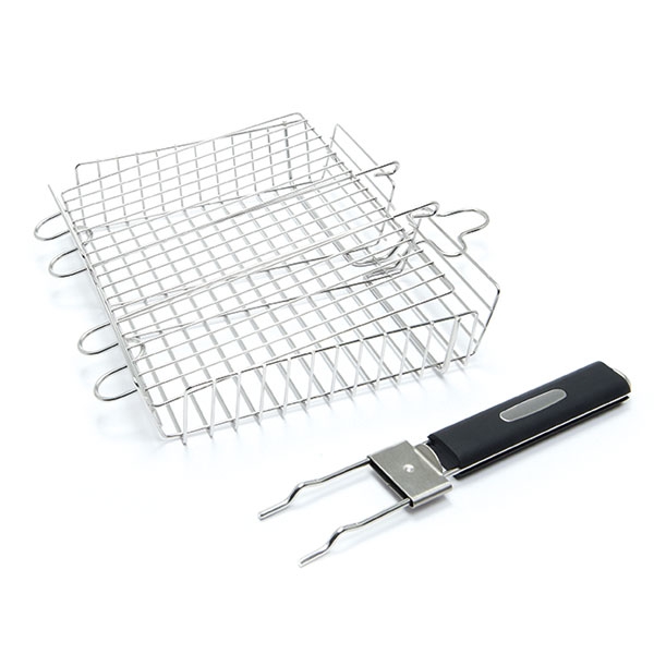 Broil King 65070 RVS dubbele rooster met afneembaar handvat