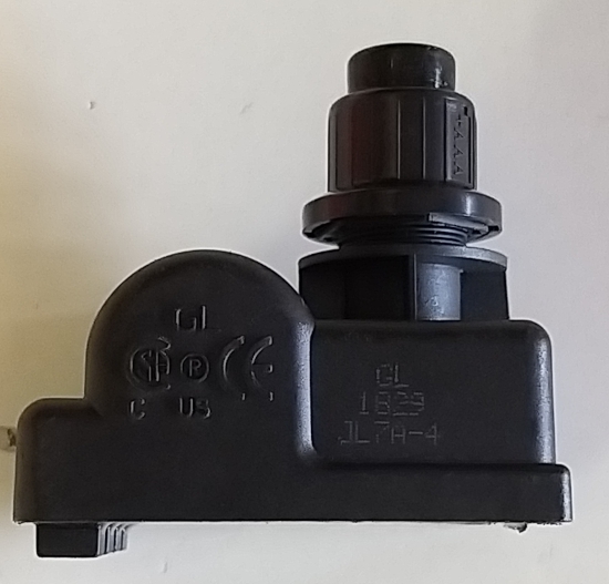 Broil King 10342-247 elektronische ontstekingsknop voor 4 branders, zijaanzicht Broil King 10342-247 elektronische ontstekingsknop voor 4 branders, zijaanzicht