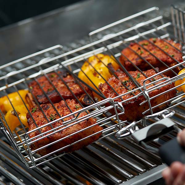 Broil King 65070 RVS dubbele rooster met afneembaar handvat